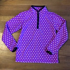 Fleece zip pullover EUC